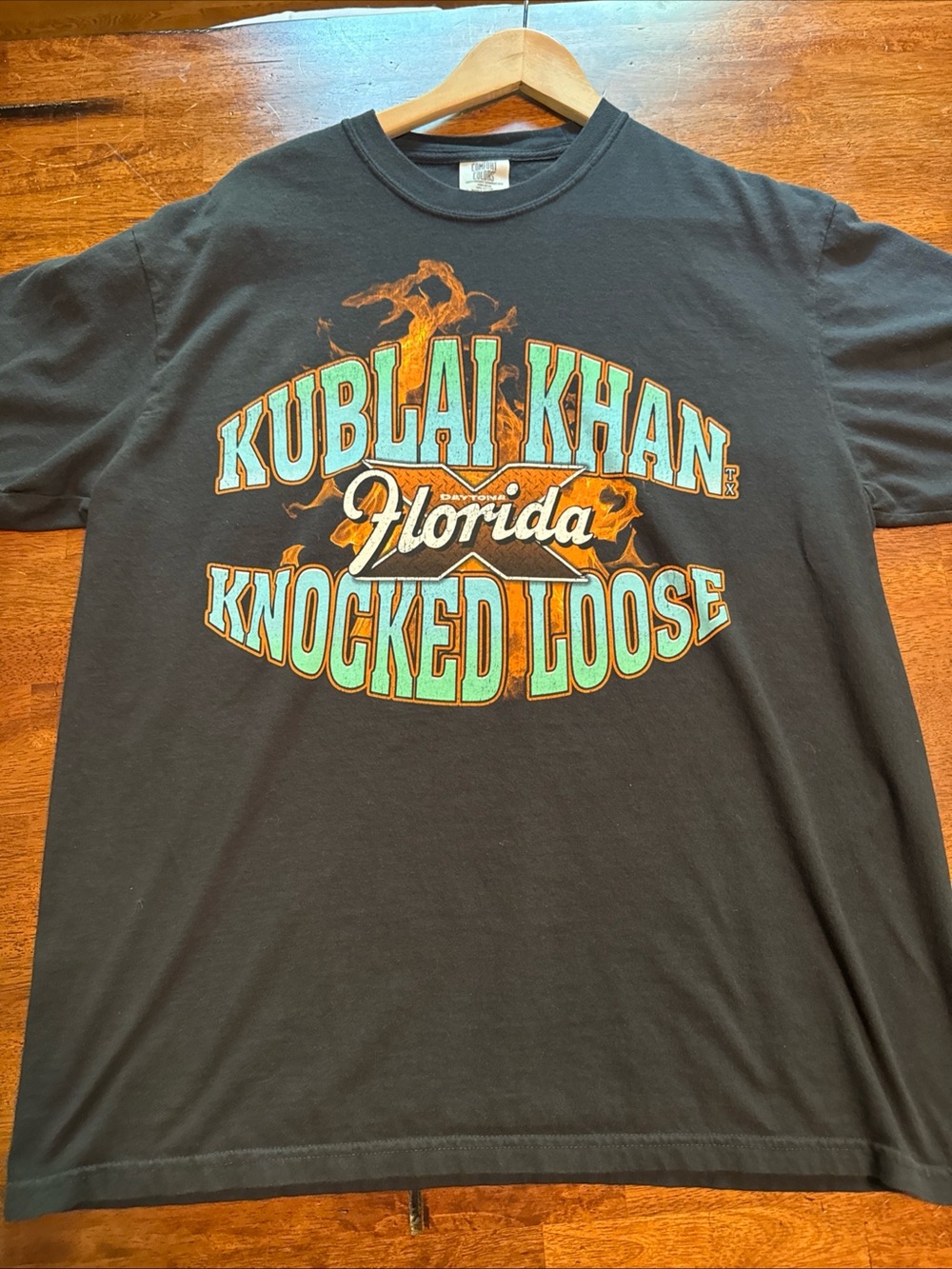 Kublai Khan Knocked Loose Florida Collab Welcome to Rockville Rare Size XL Shirt